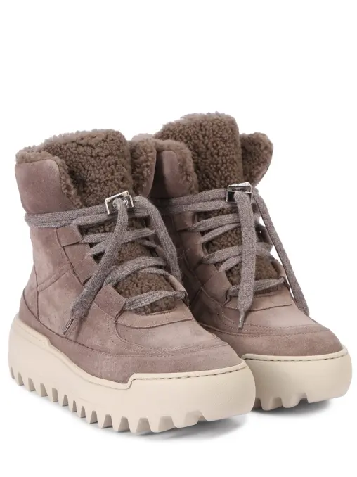 Ботинки замшевые на меху STOKTON