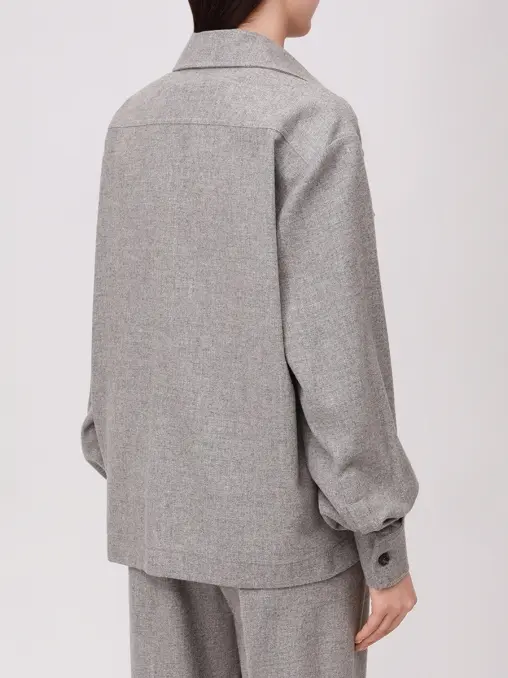 Рубашка шерстяная KITON