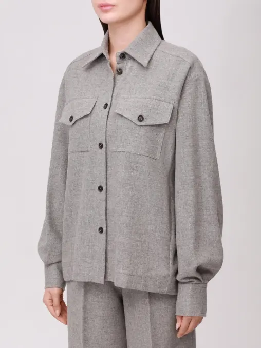 Рубашка шерстяная KITON
