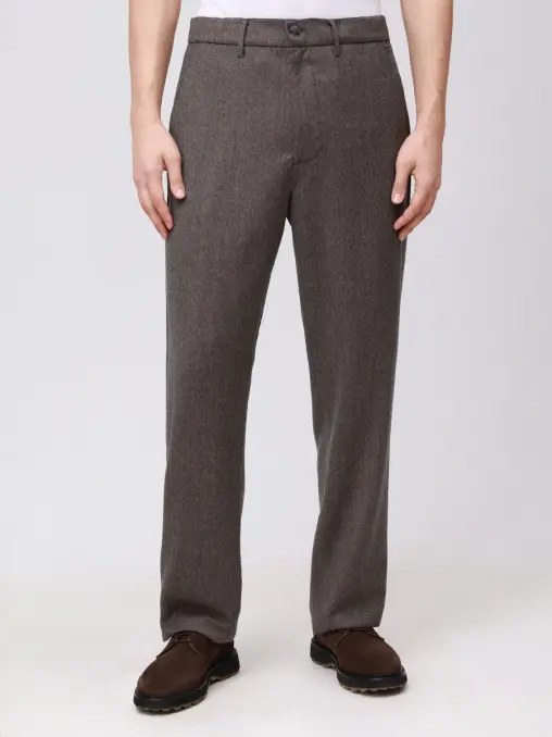 Брюки Relaxed Fit шерстяные CANALI