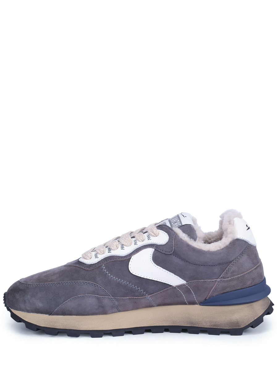 Кроссовки замшевые на меху