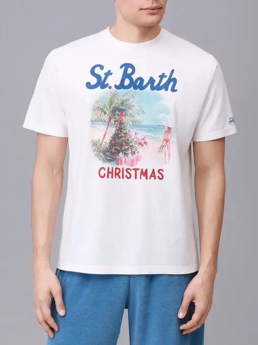 Футболка хлопковая MC2 SAINT BARTH