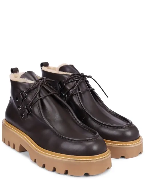 Ботинки кожаные на меху PREMIATA