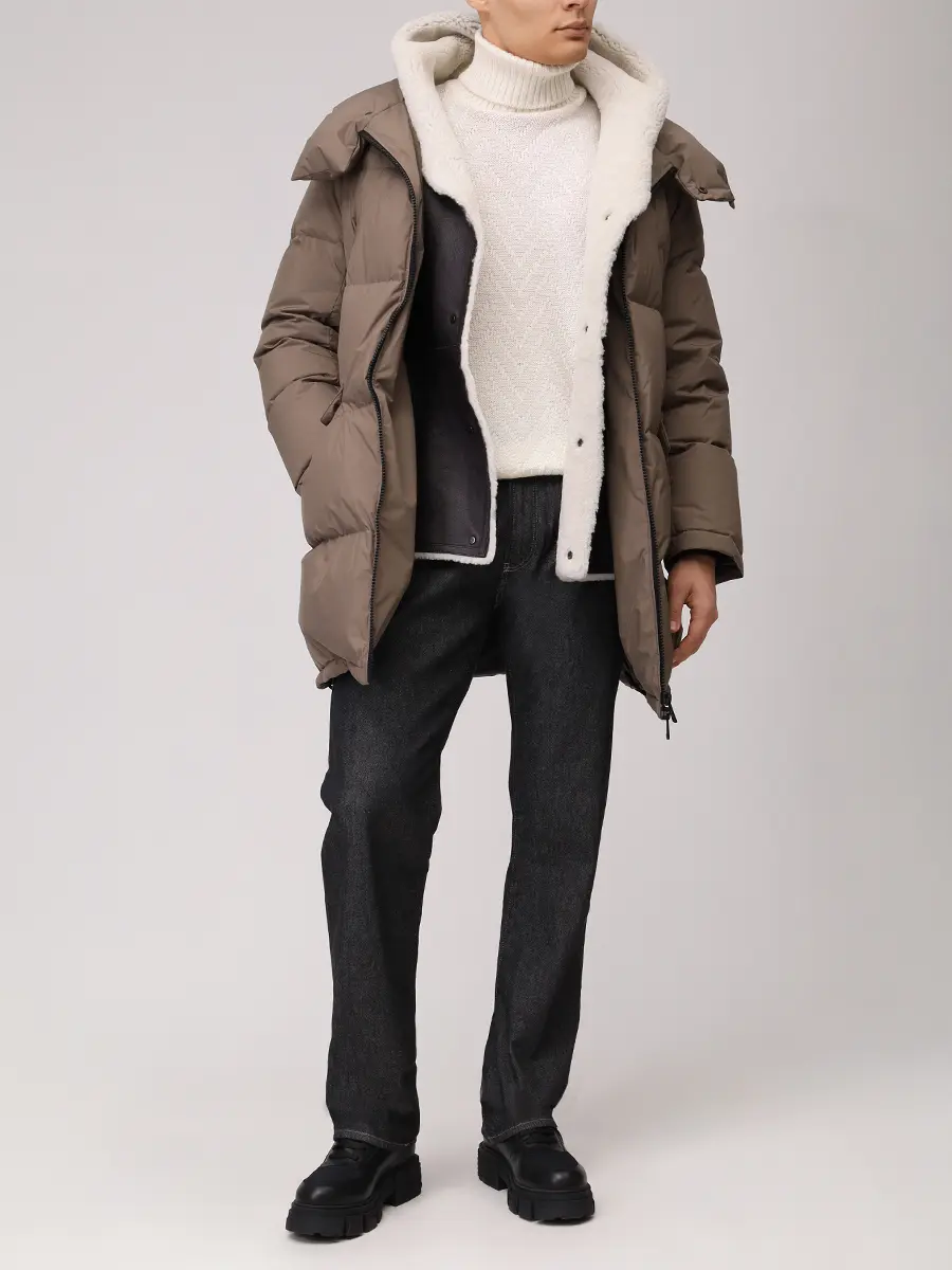 Пуховик стеганый