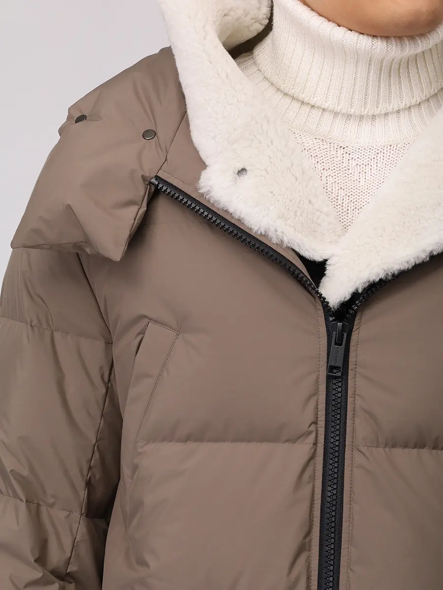 Пуховик стеганый