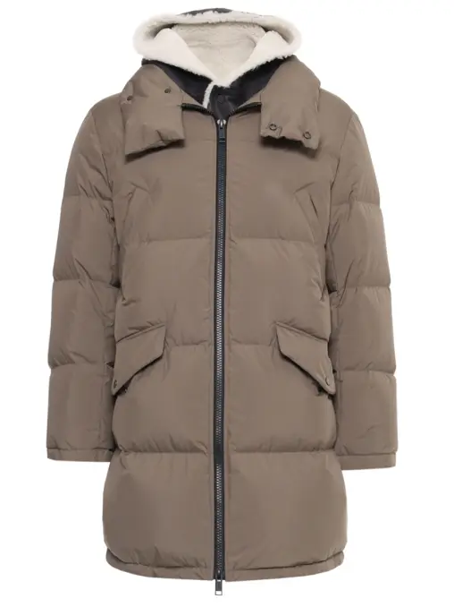 Пуховик стеганый YVES SALOMON