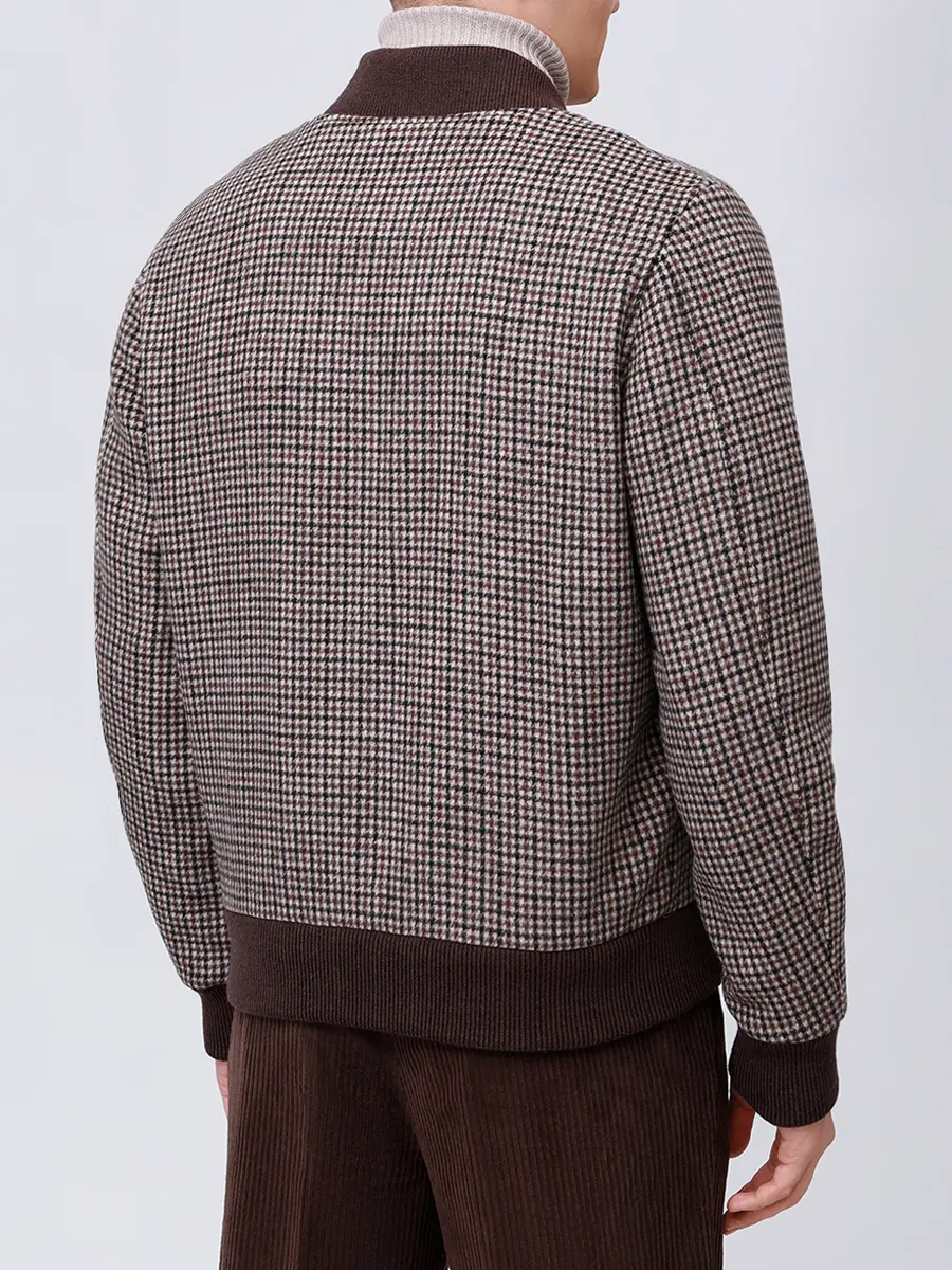 Бомбер шерстяной