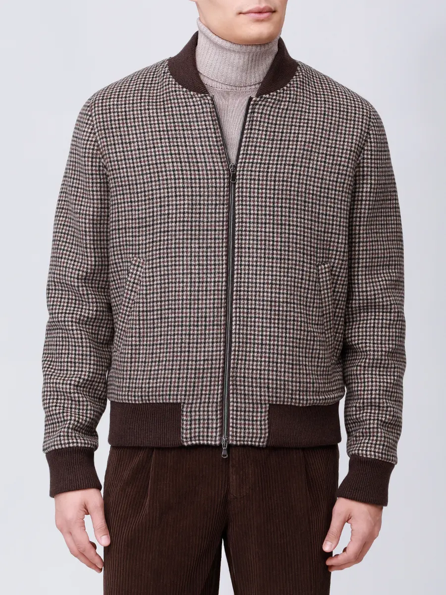 Бомбер шерстяной