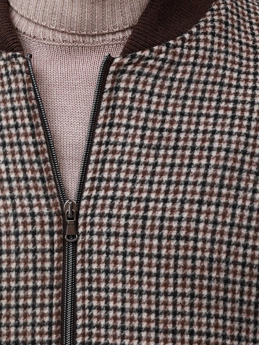 Бомбер шерстяной