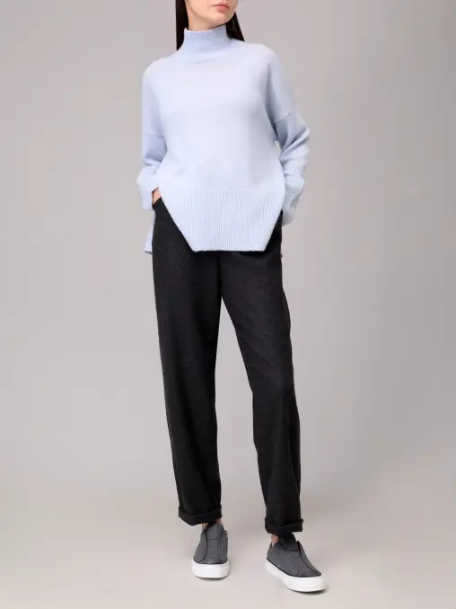 Брюки из вискозы и шерсти ANTONELLI FIRENZE