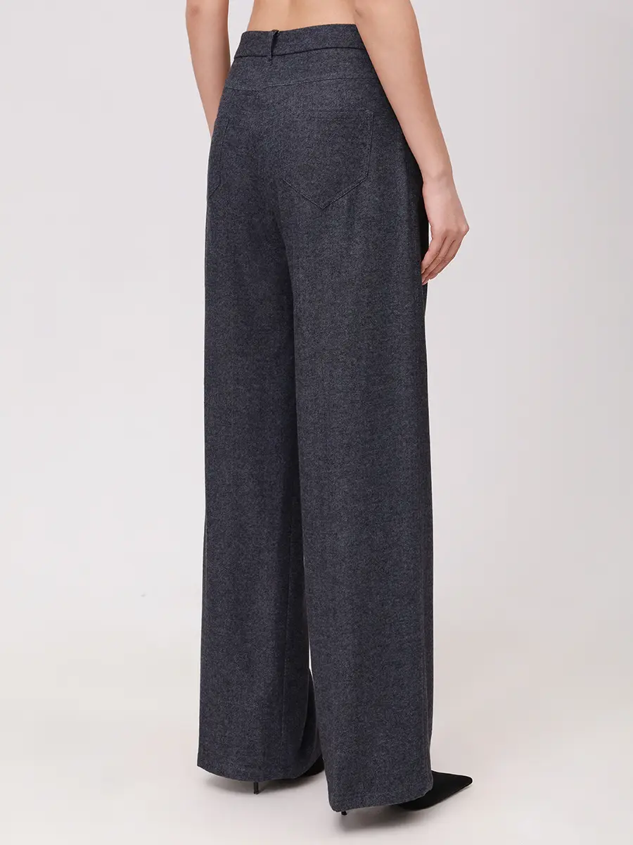 Брюки из кашемира и хлопка