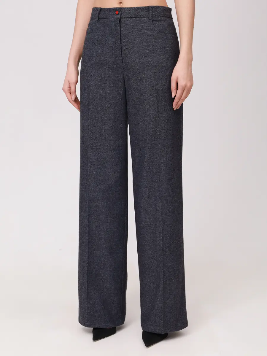 Брюки из кашемира и хлопка