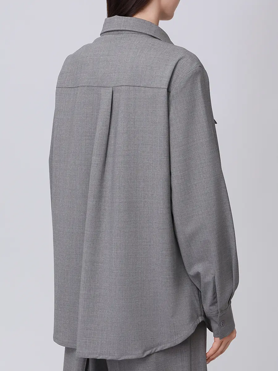 Рубашка шерстяная