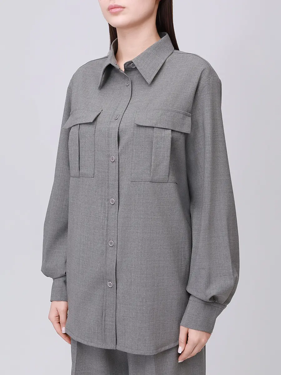 Рубашка шерстяная