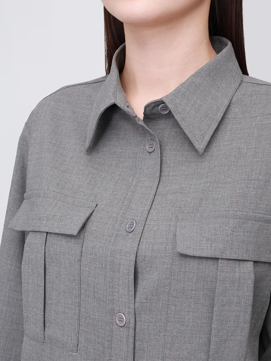 Рубашка шерстяная