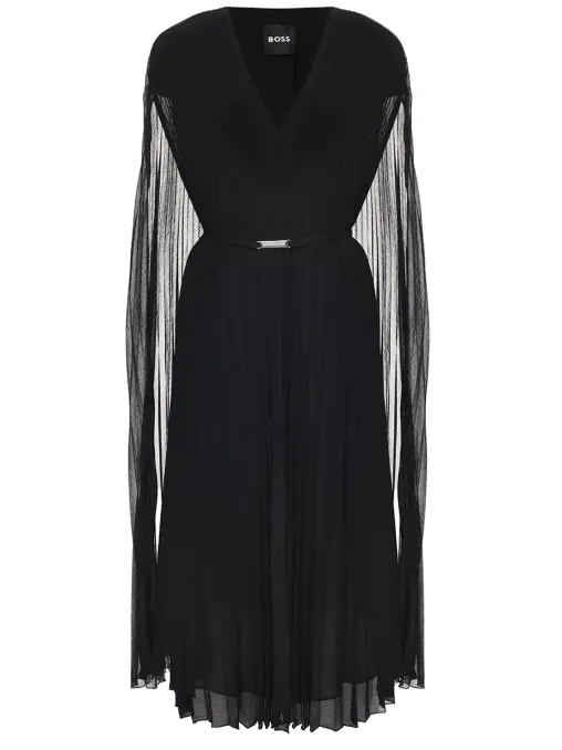 Платье плиссированное BOSS