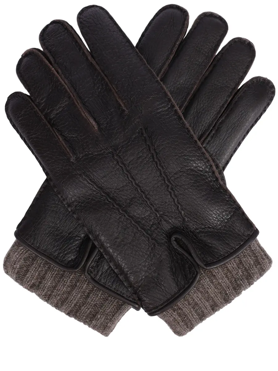 Перчатки кожаные