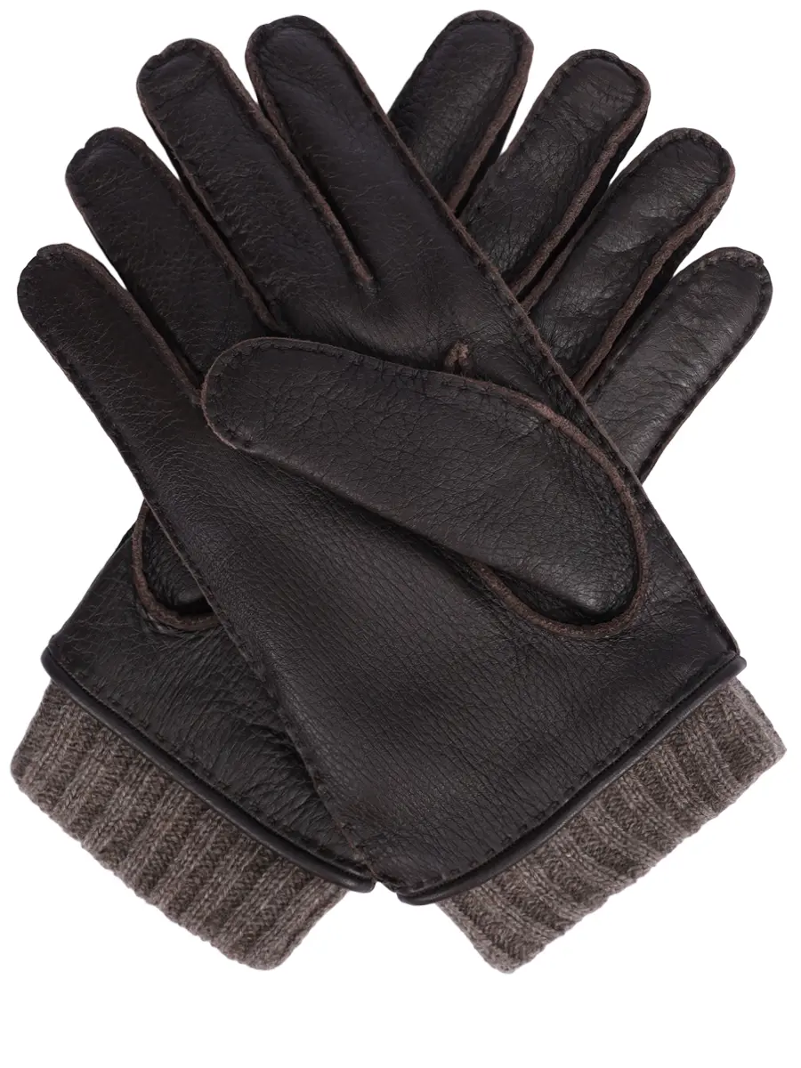 Перчатки кожаные