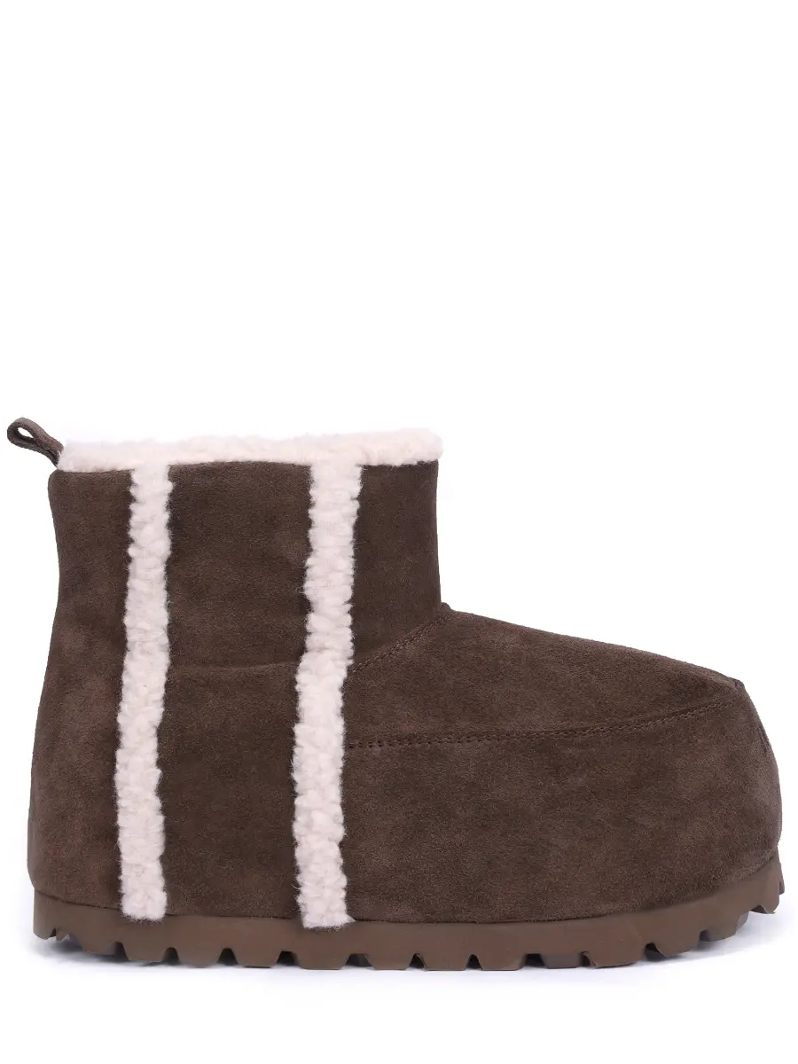 Ботинки замшевые на меху