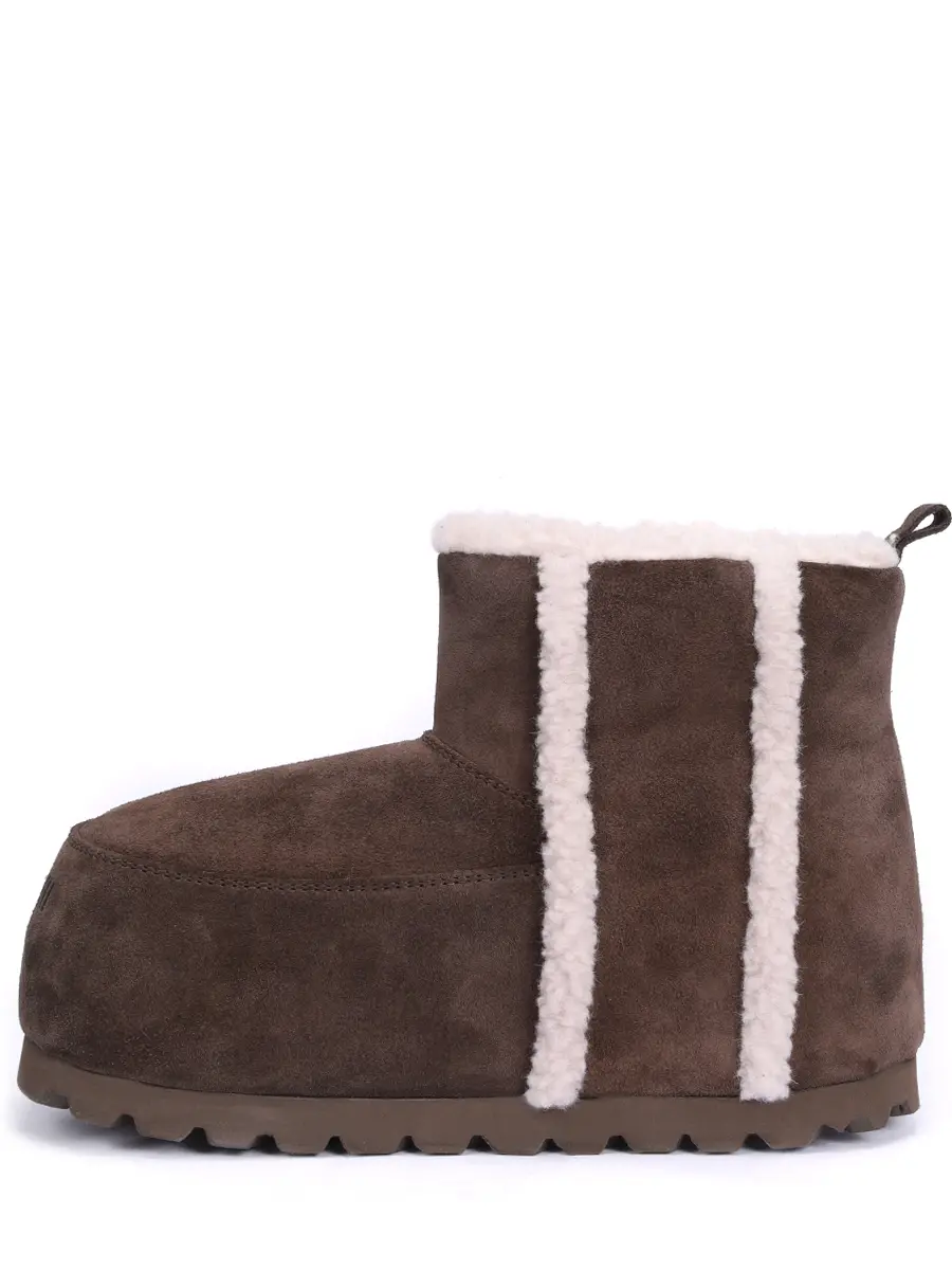 Ботинки замшевые на меху