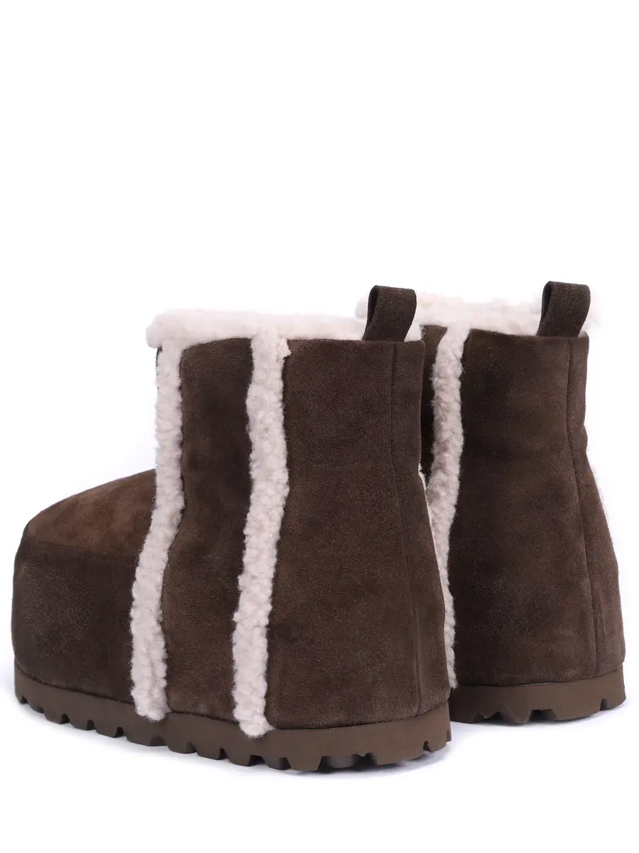 Ботинки замшевые на меху