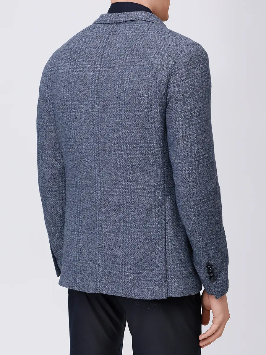 Пиджак из шерсти и хлопка