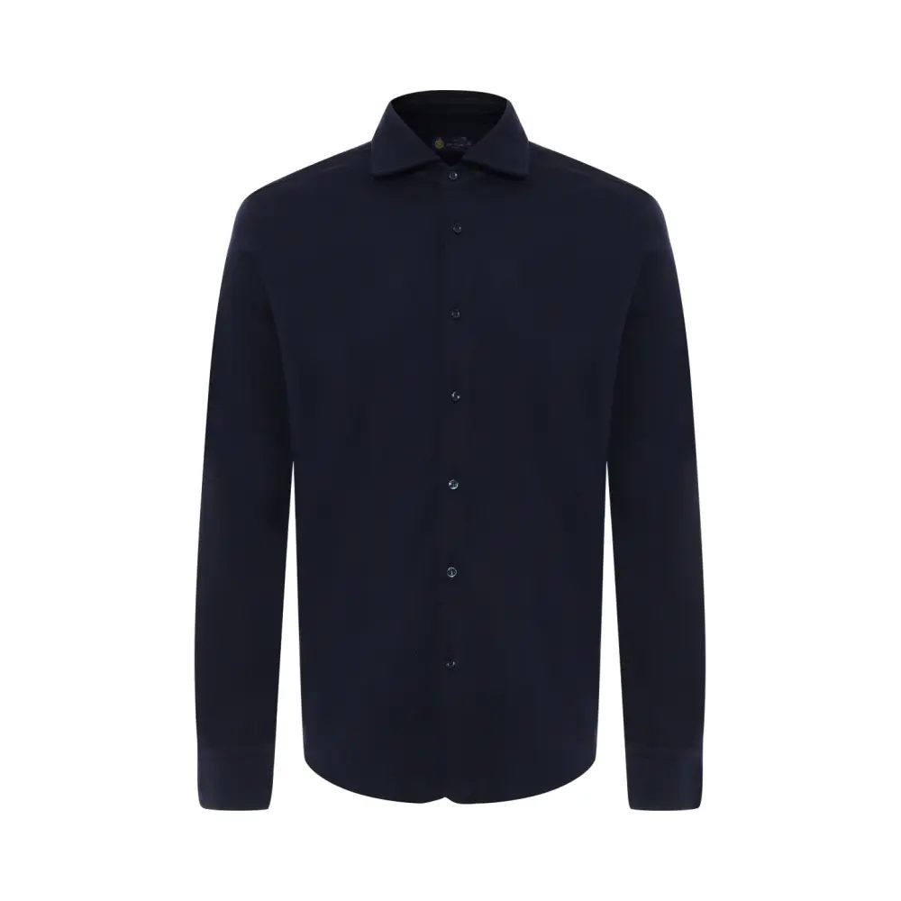 Рубашка Regular Fit из шерсти и шелка