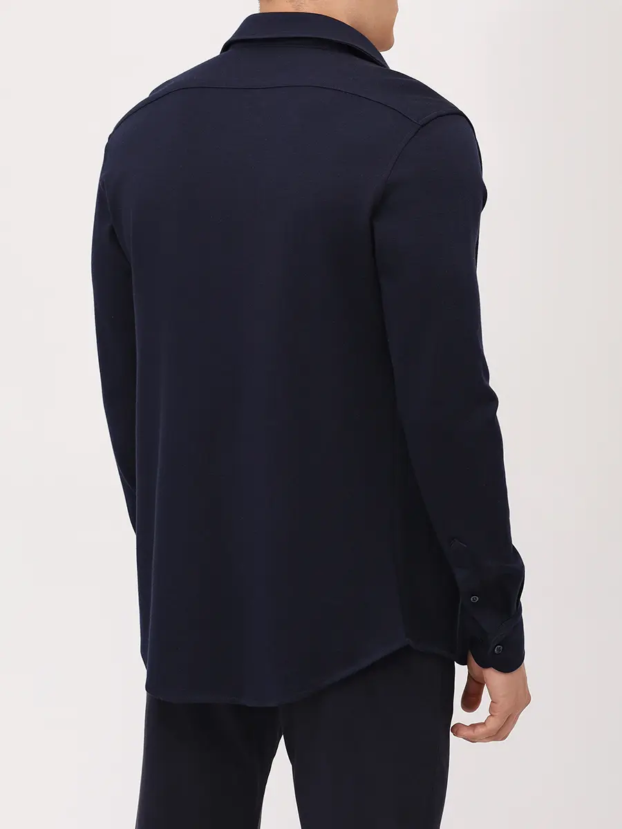Рубашка Regular Fit из шерсти и шелка