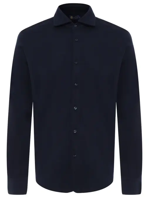 Рубашка Regular Fit из шерсти и шелка PAUL & SHARK