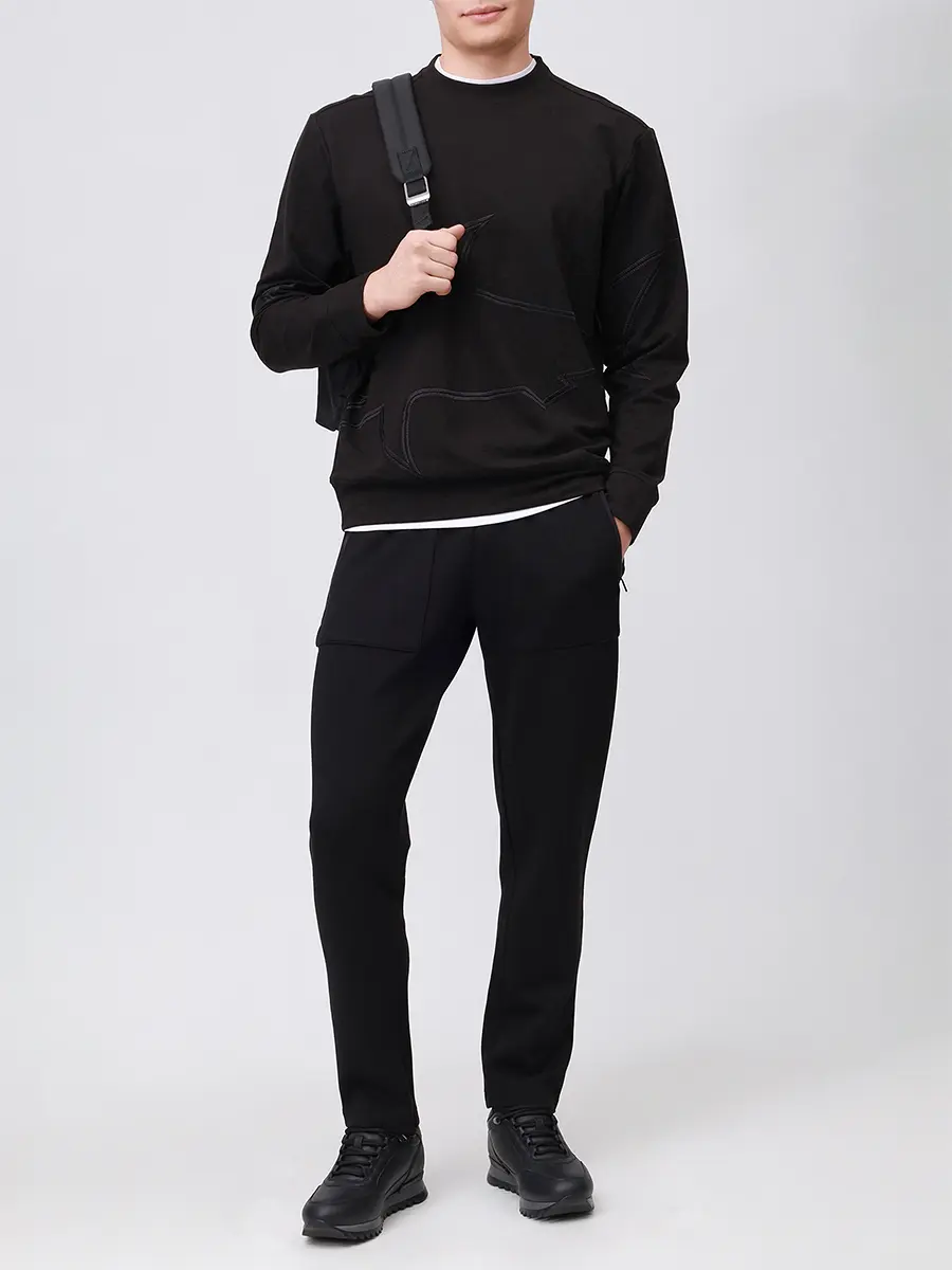 Толстовка из лиоцелла и хлопка