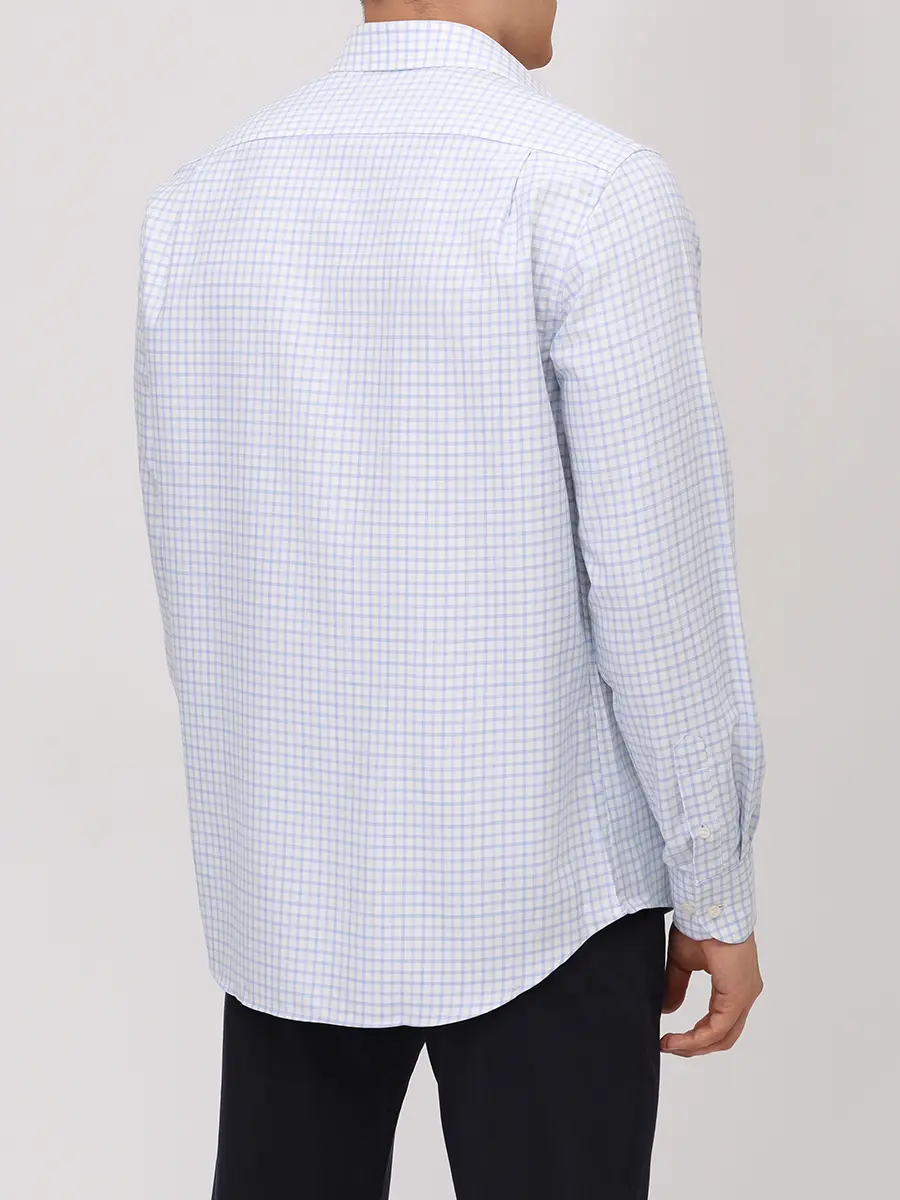 Рубашка Regular Fit из шелка и хлопка