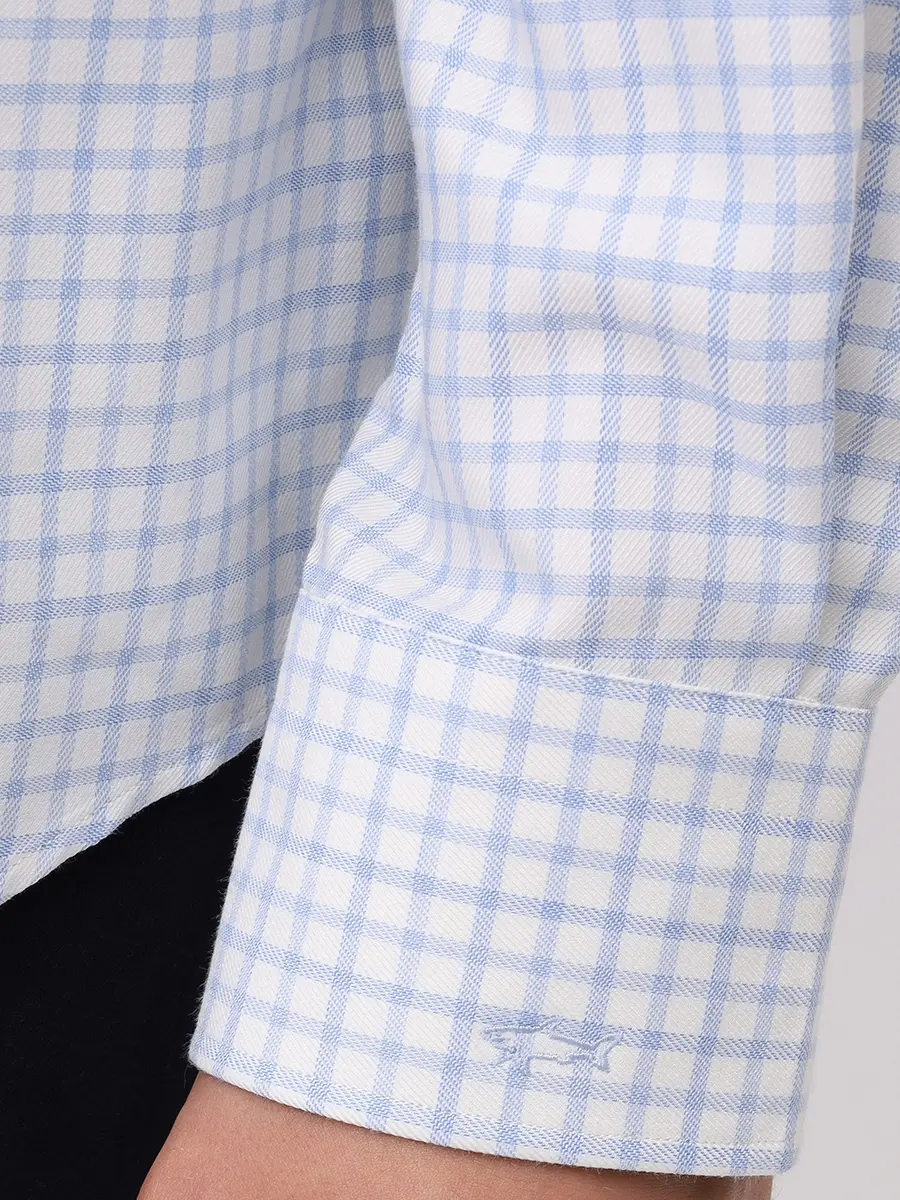 Рубашка Regular Fit из шелка и хлопка