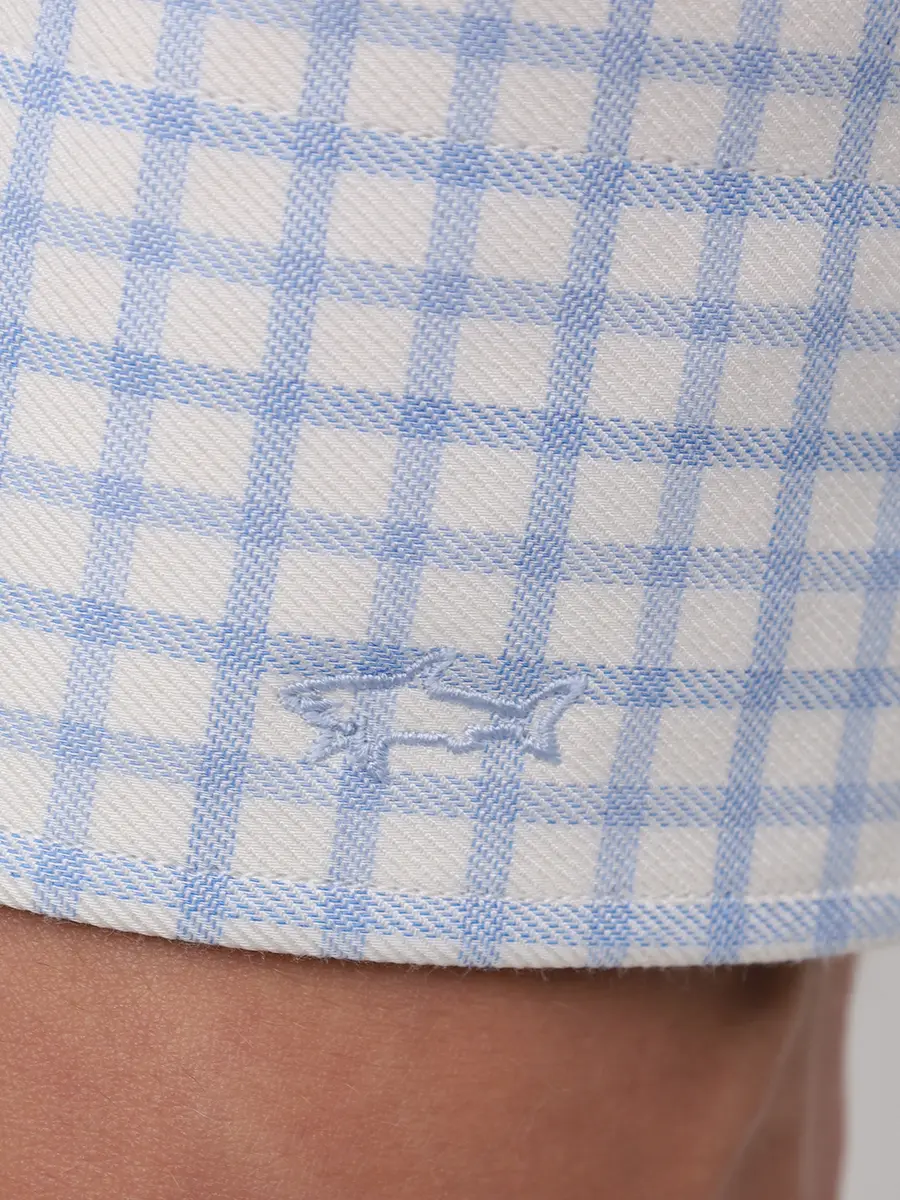 Рубашка Regular Fit из шелка и хлопка