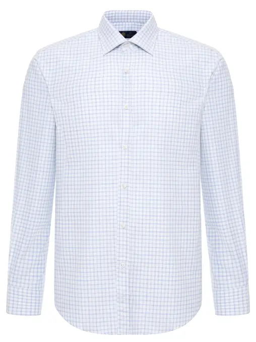 Рубашка Regular Fit из шелка и хлопка PAUL & SHARK