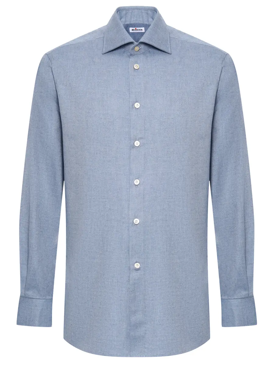 Рубашка Slim Fit из хлопка и лиоцелла