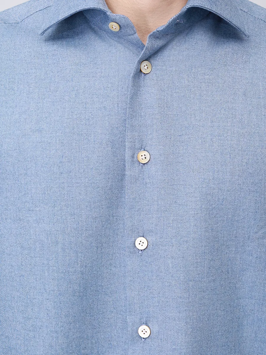 Рубашка Slim Fit из хлопка и лиоцелла