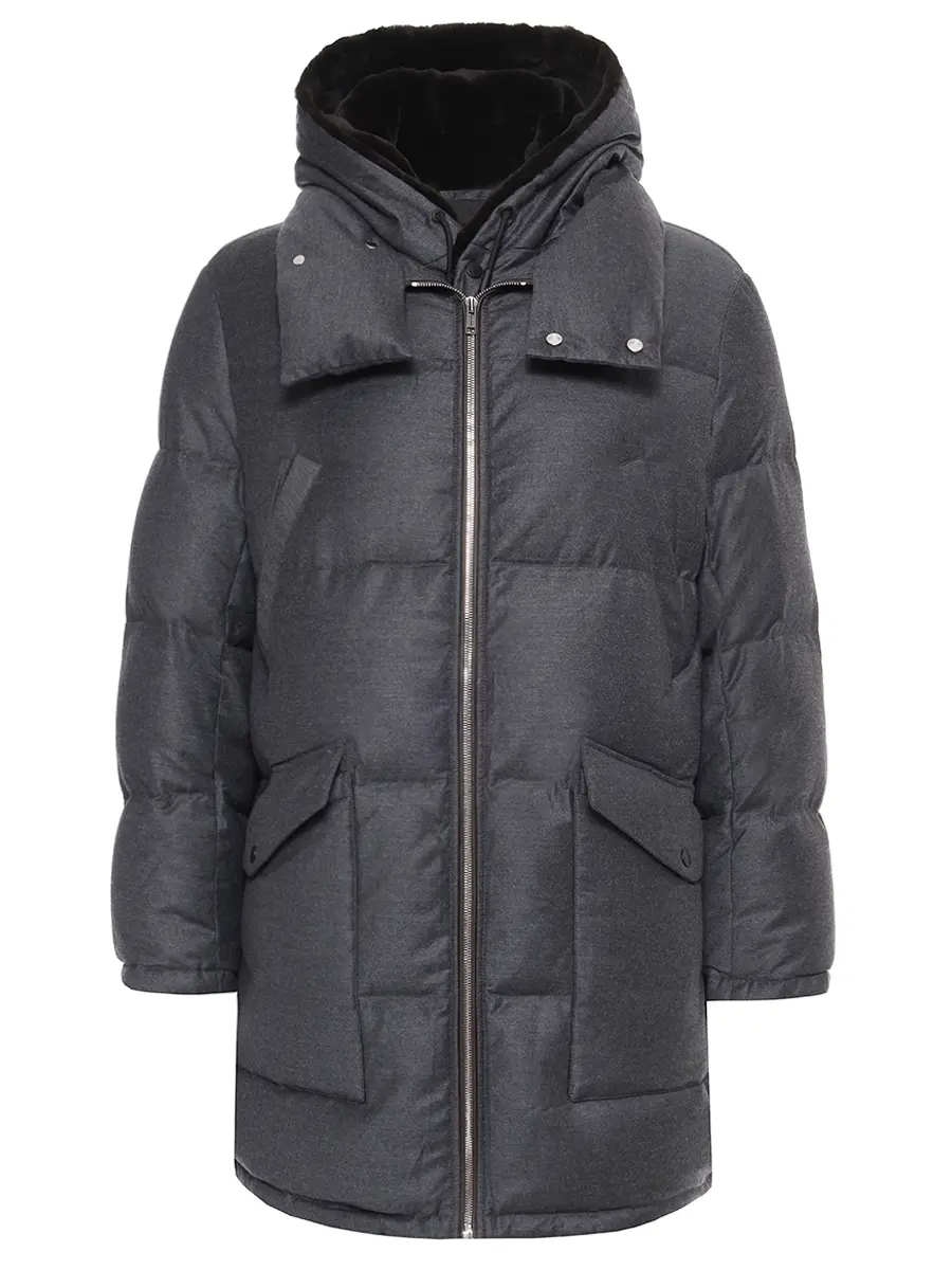 Пуховик стеганый