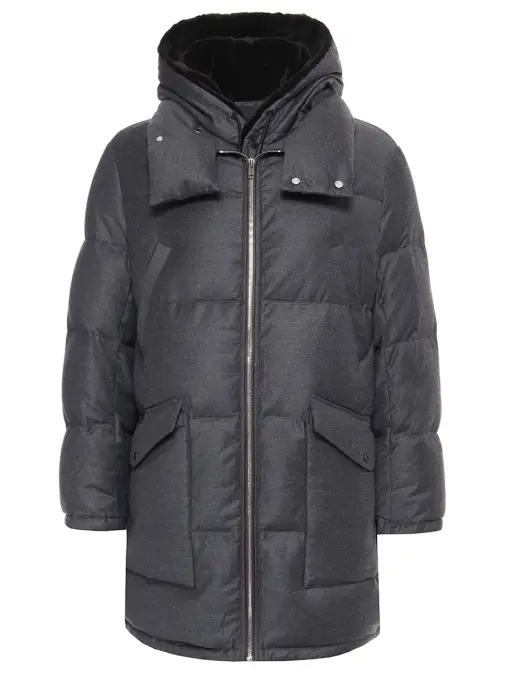 Пуховик стеганый YVES SALOMON