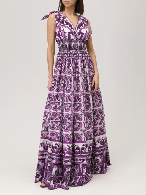 Платье хлопковое DOLCE & GABBANA