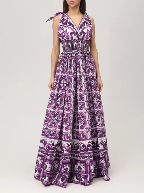 Платье хлопковое DOLCE & GABBANA