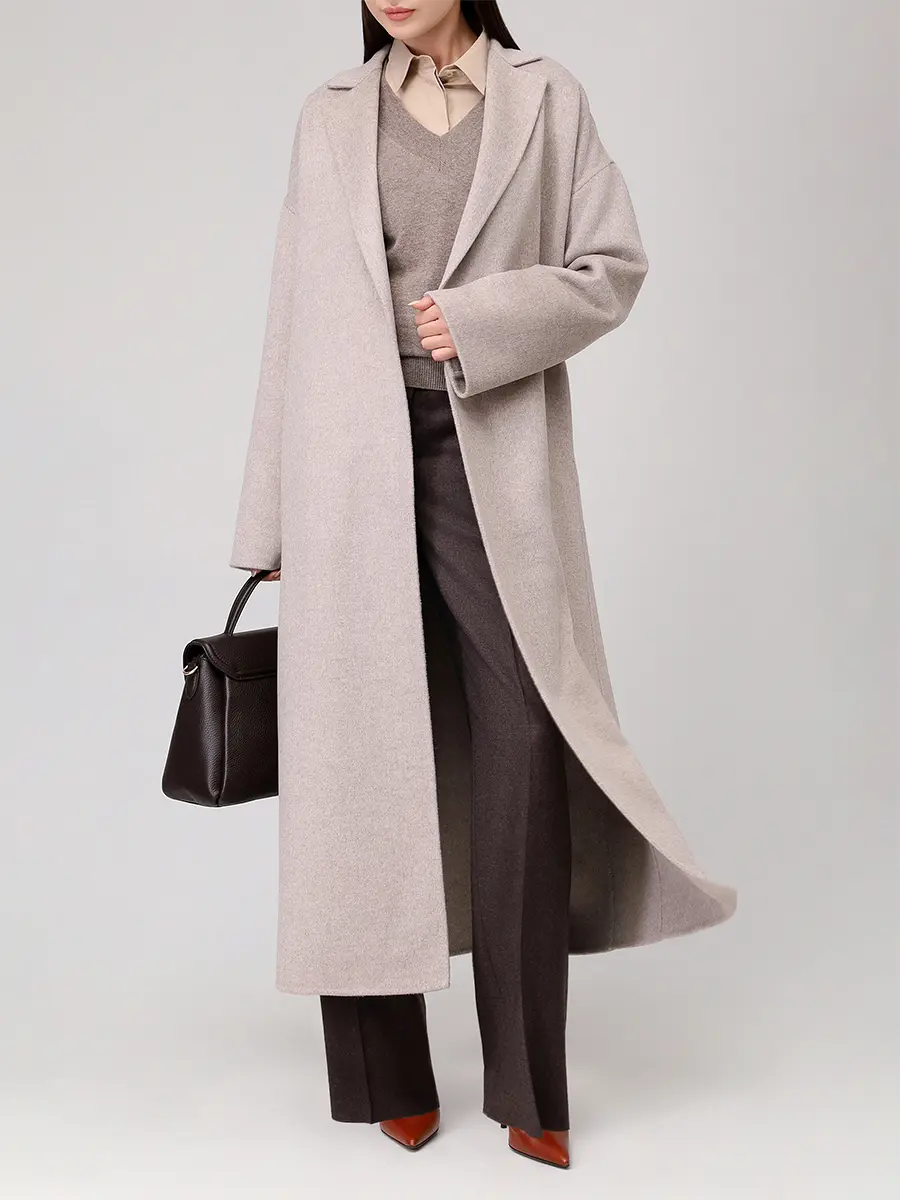 Пальто шерстяное