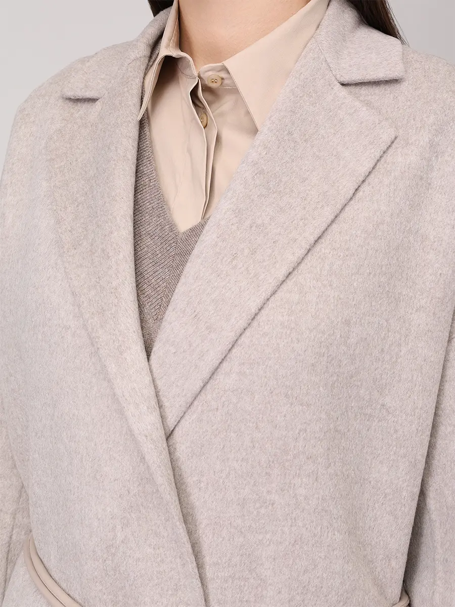 Пальто шерстяное