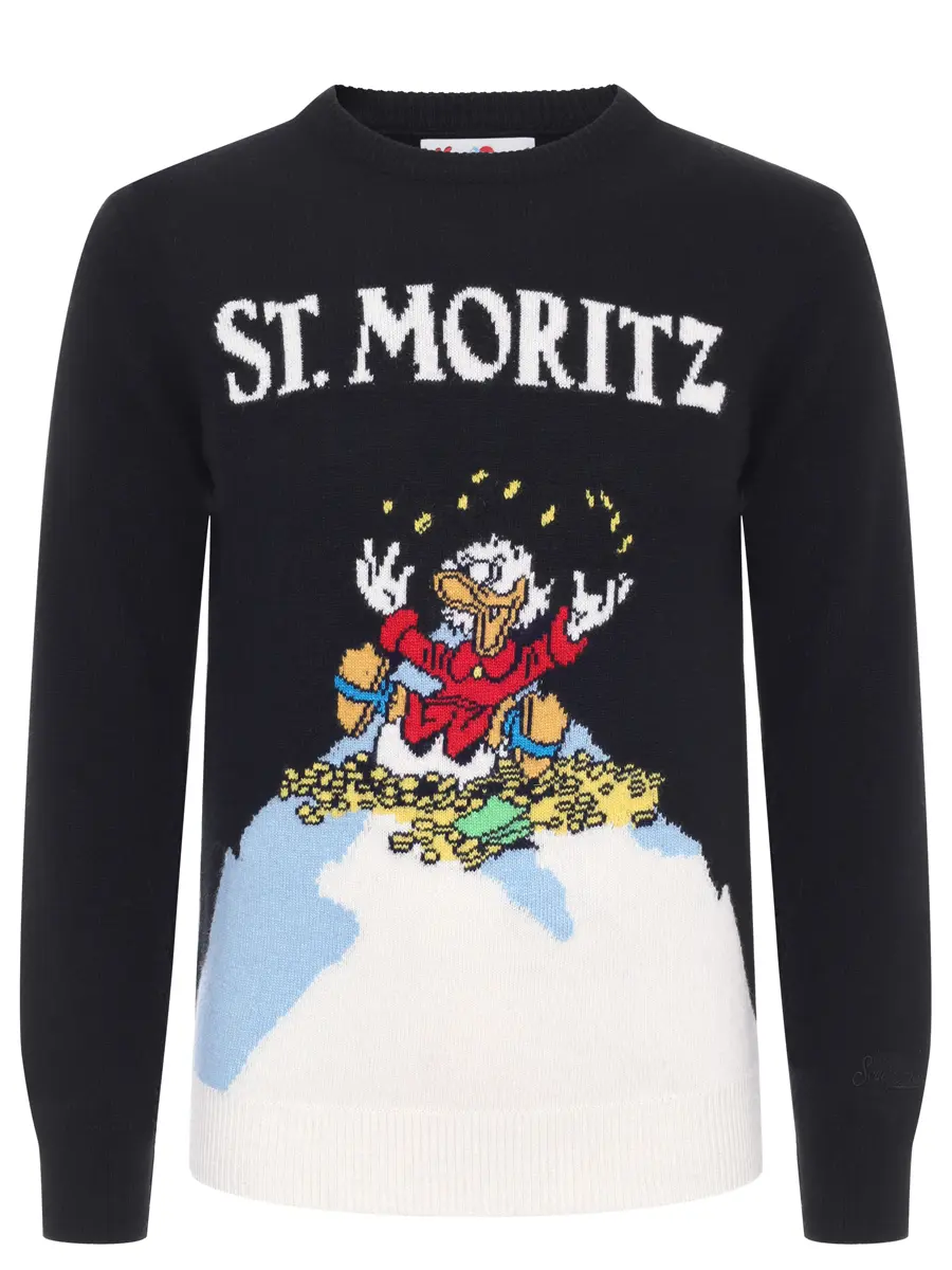 Джемпер из шерсти и вискозы