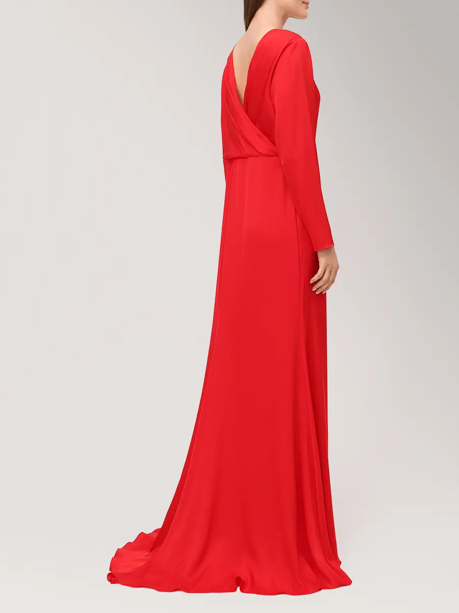 Платье шелковое