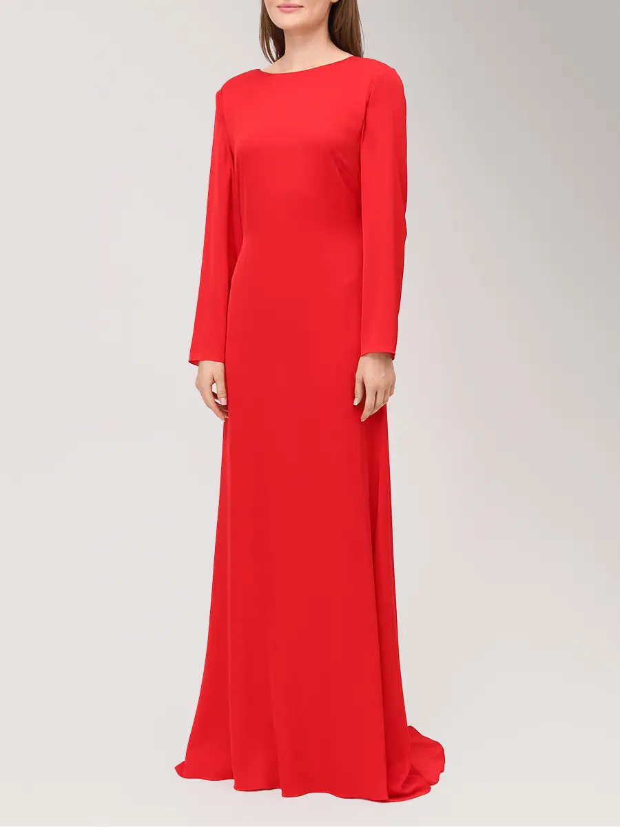 Платье шелковое