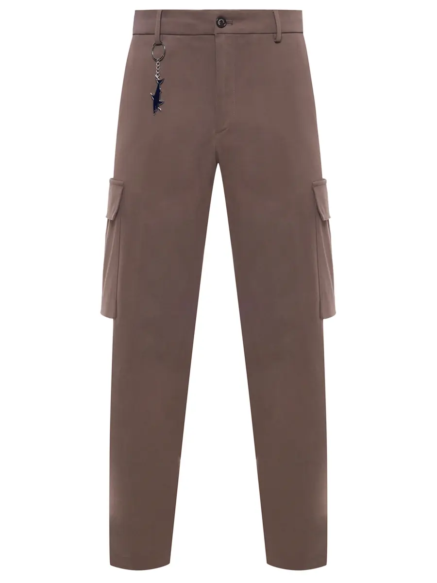 Брюки-карго из модала и хлопка