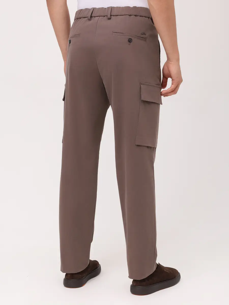 Брюки-карго из модала и хлопка