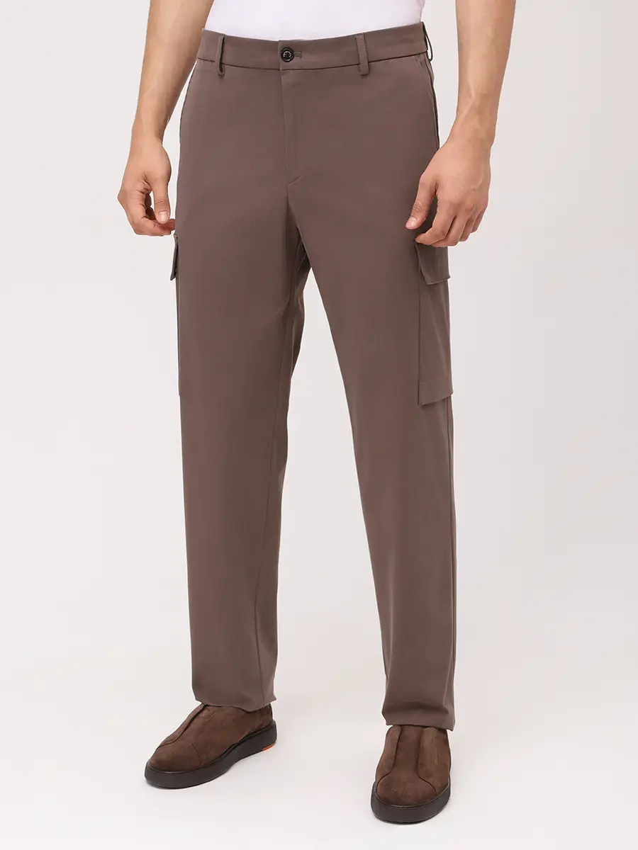 Брюки-карго из модала и хлопка