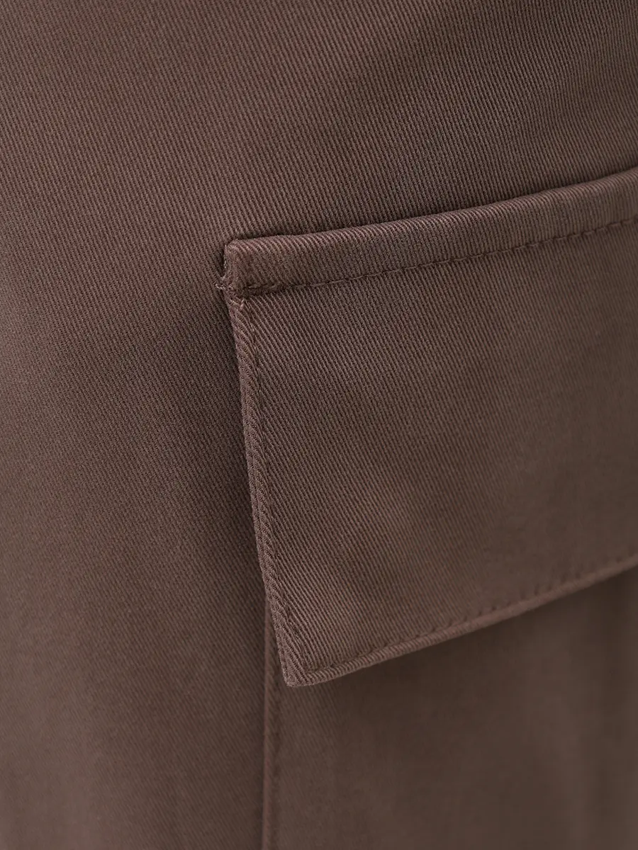 Брюки-карго из модала и хлопка