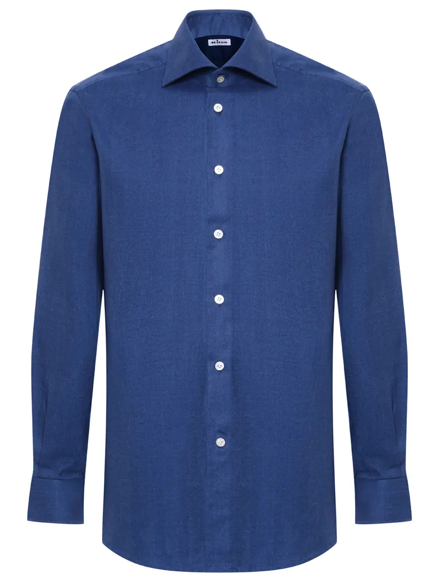 Рубашка Slim Fit из хлопка и лиоцелла